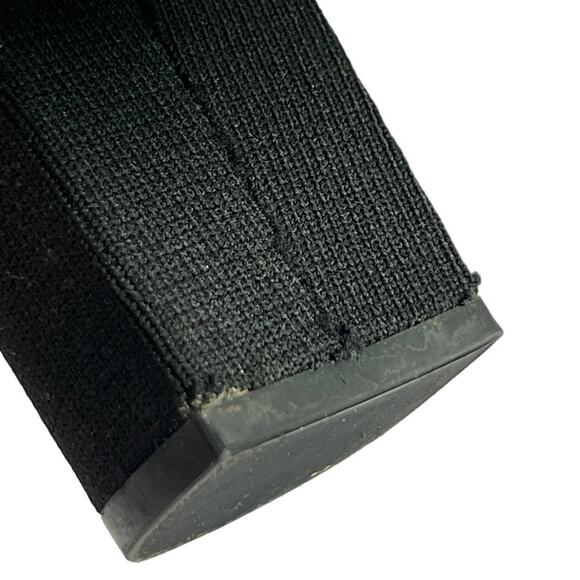 Wild Diva Rhinestone Studded Ankle Sock Block Heel Boots/7 - Picture 8 of 9